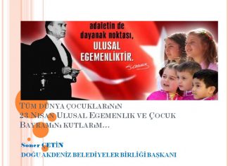 Başkanımızın 23 Nisan Kutlaması