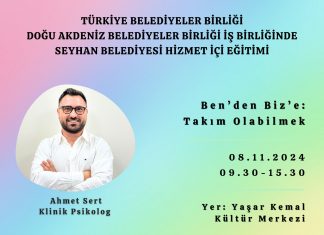 SEYHAN BELEDİYESİ HİZMET İÇİ EĞİTİM PROGRAMIMIZ